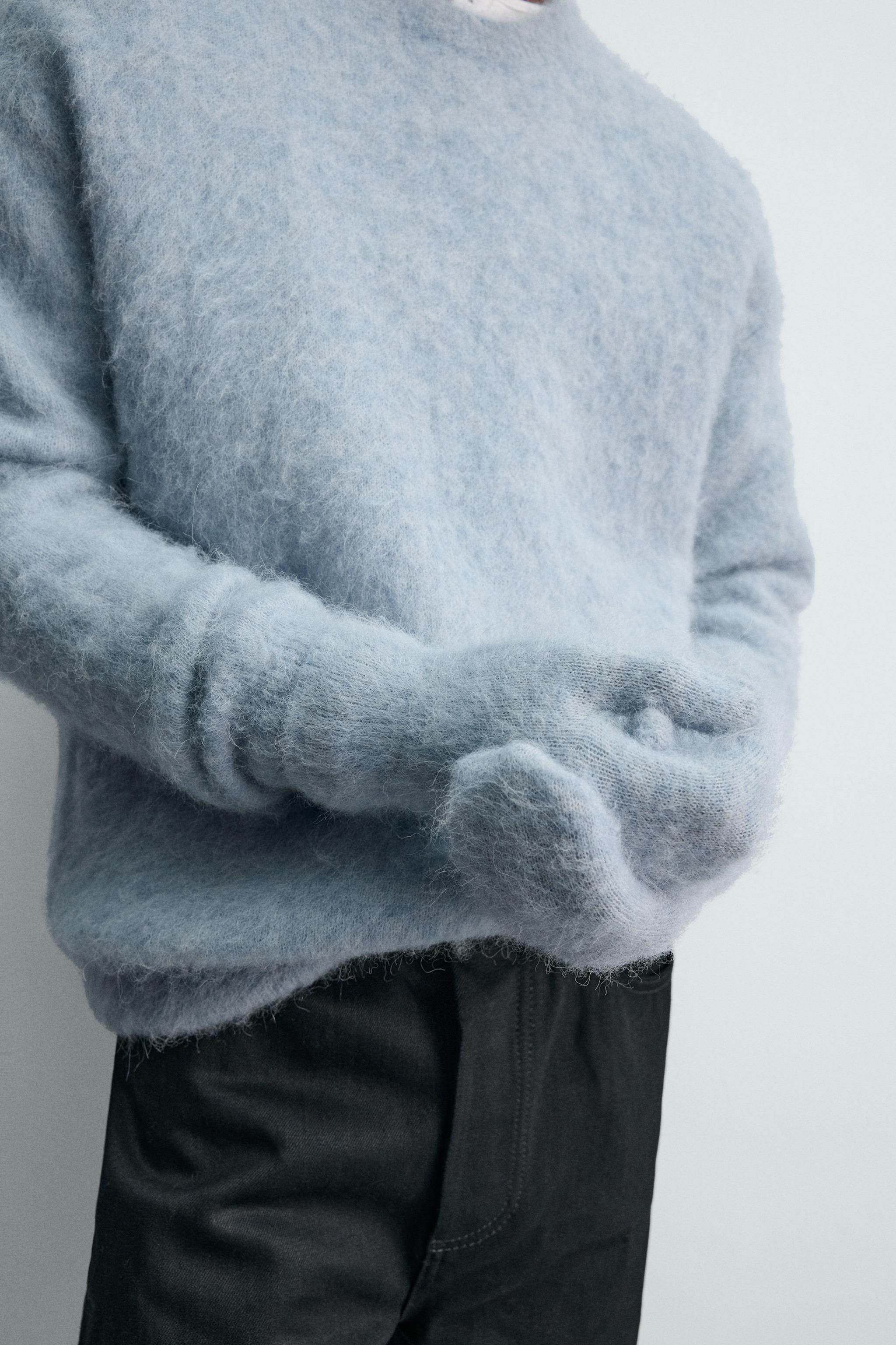 ALPACA BLEND KNIT MITTENS